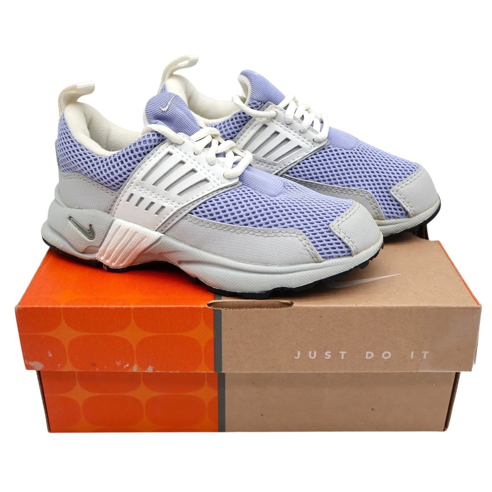 Nike Kid Yobbie Cage PS Size 11C Vintage 2002 Purple Platinum Deadstock